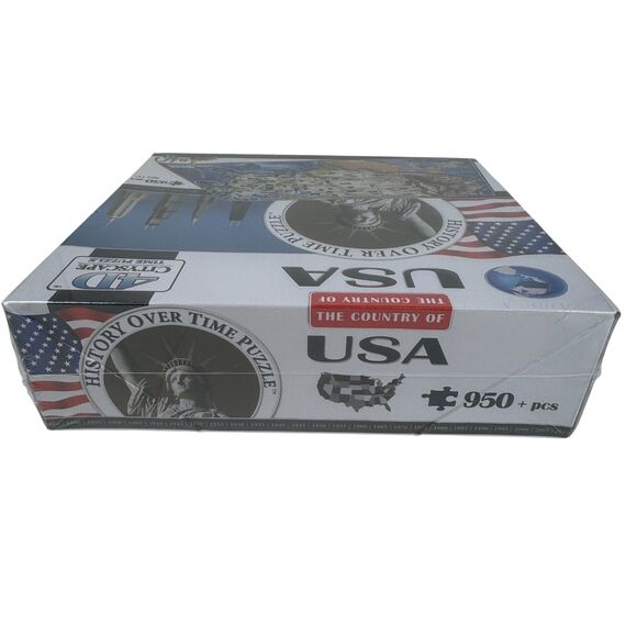 New USA History Over Time Puzzle 4D Cityscape Jigsaw Map Skyscraper SEALED BOX - Picture 11 of 12